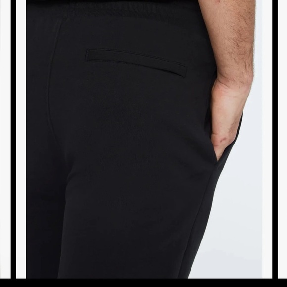 Sergio Tacchini Reverse Sweatpants In Black Size 3X Joggers - Picture 2 of 6